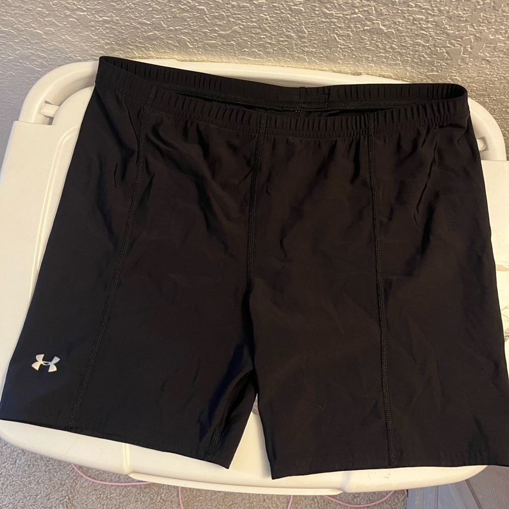 Under armour biker shorts